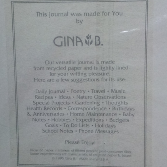 Handcrafted Violet Journal - Picture 4 of 5